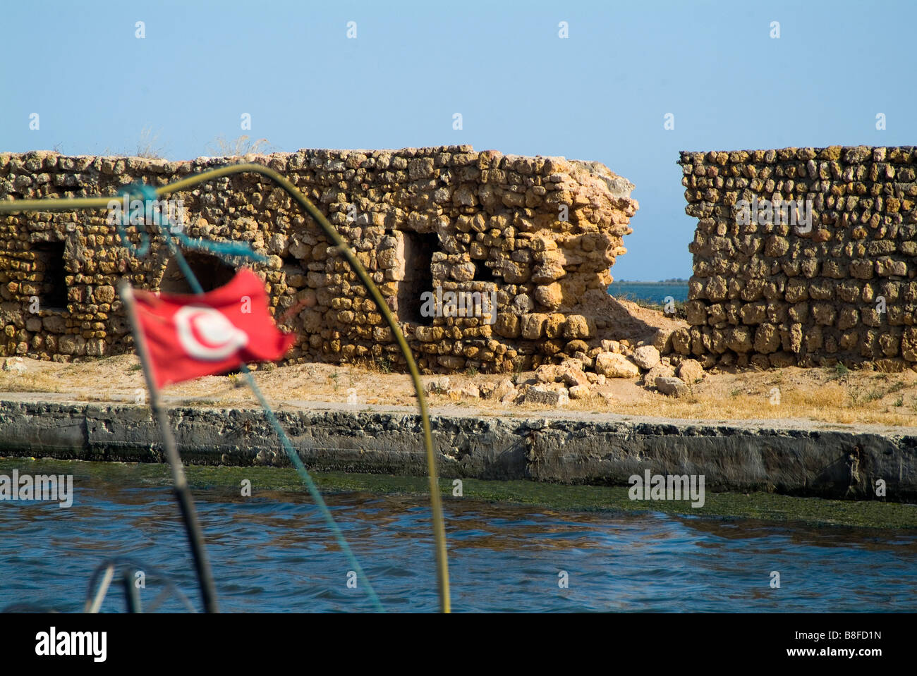 Porto farina - GHAR EL MELH - Tunisie Banque D'Images