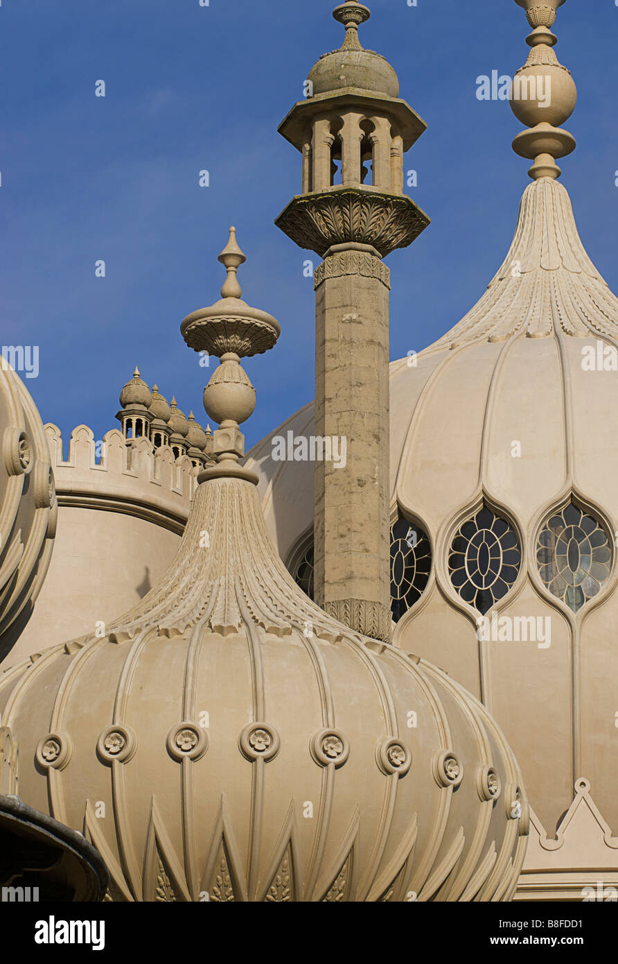 Détail architectural de Royal Pavilion, Brighton, Angleterre Banque D'Images