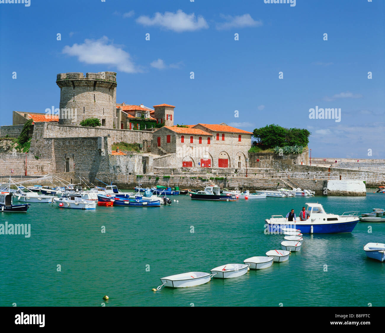 FRANCE AQUITAINE SOCOA CHÂTEAU PRÈS DE ST JEAN DE LUZ Banque D'Images
