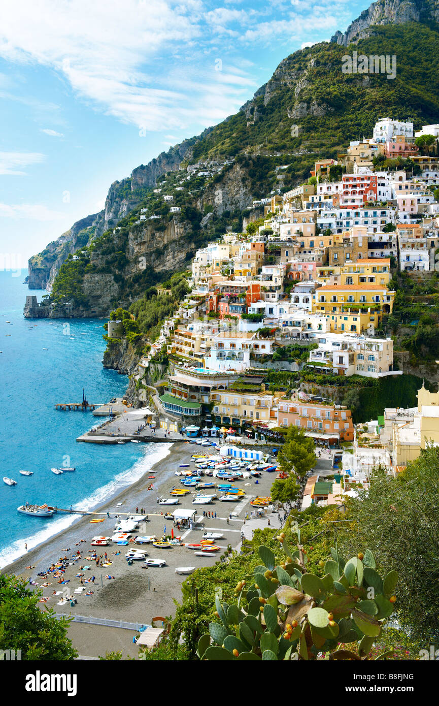 Positano Amalfi coast Italie Banque D'Images