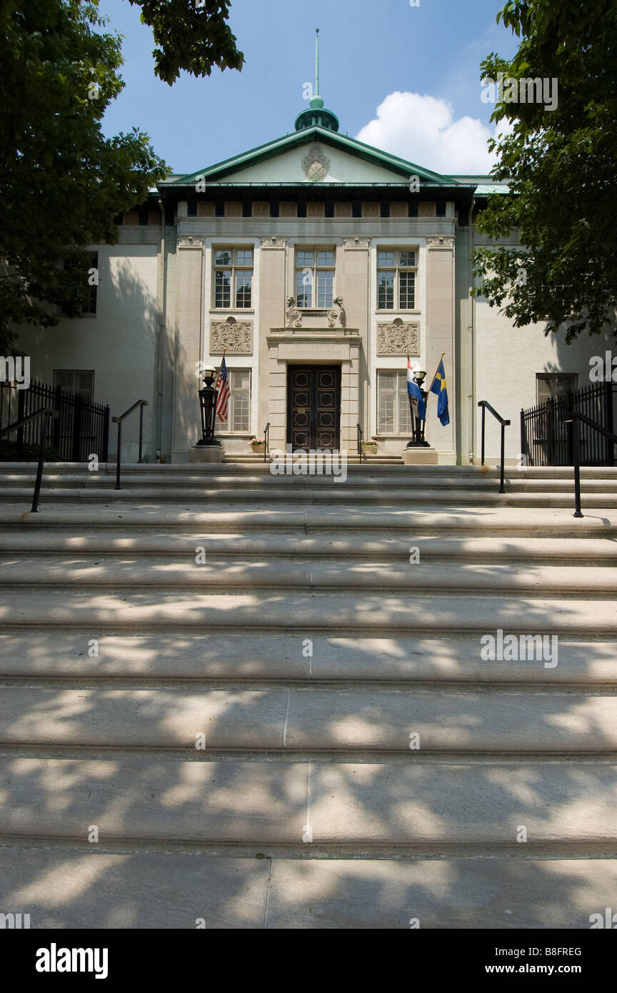 American Swedish Historical Museum, Franklin Delano Roosevelt Park, Philadelphie, Pennsylvanie. Banque D'Images