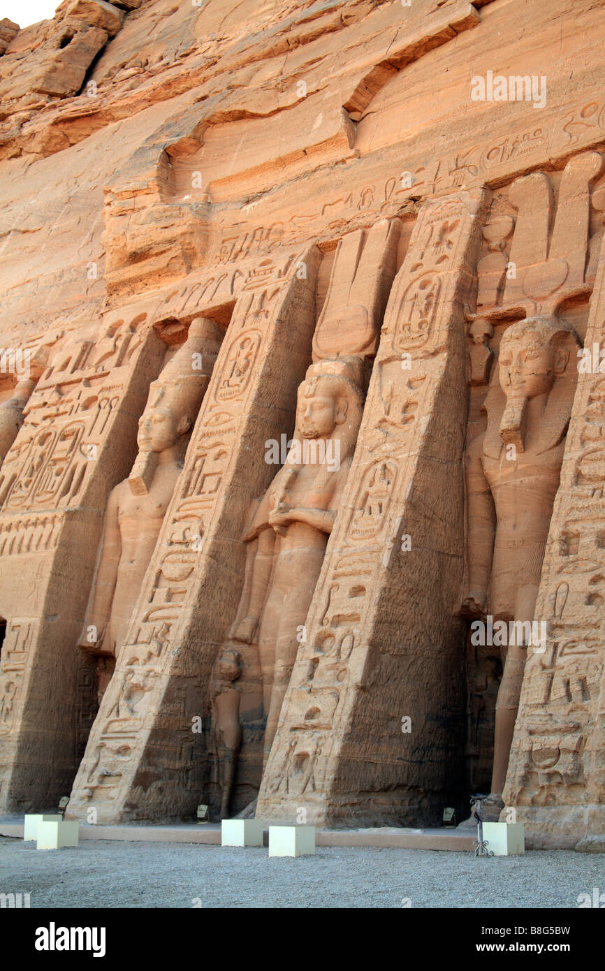 Temple d'Hathor Banque D'Images