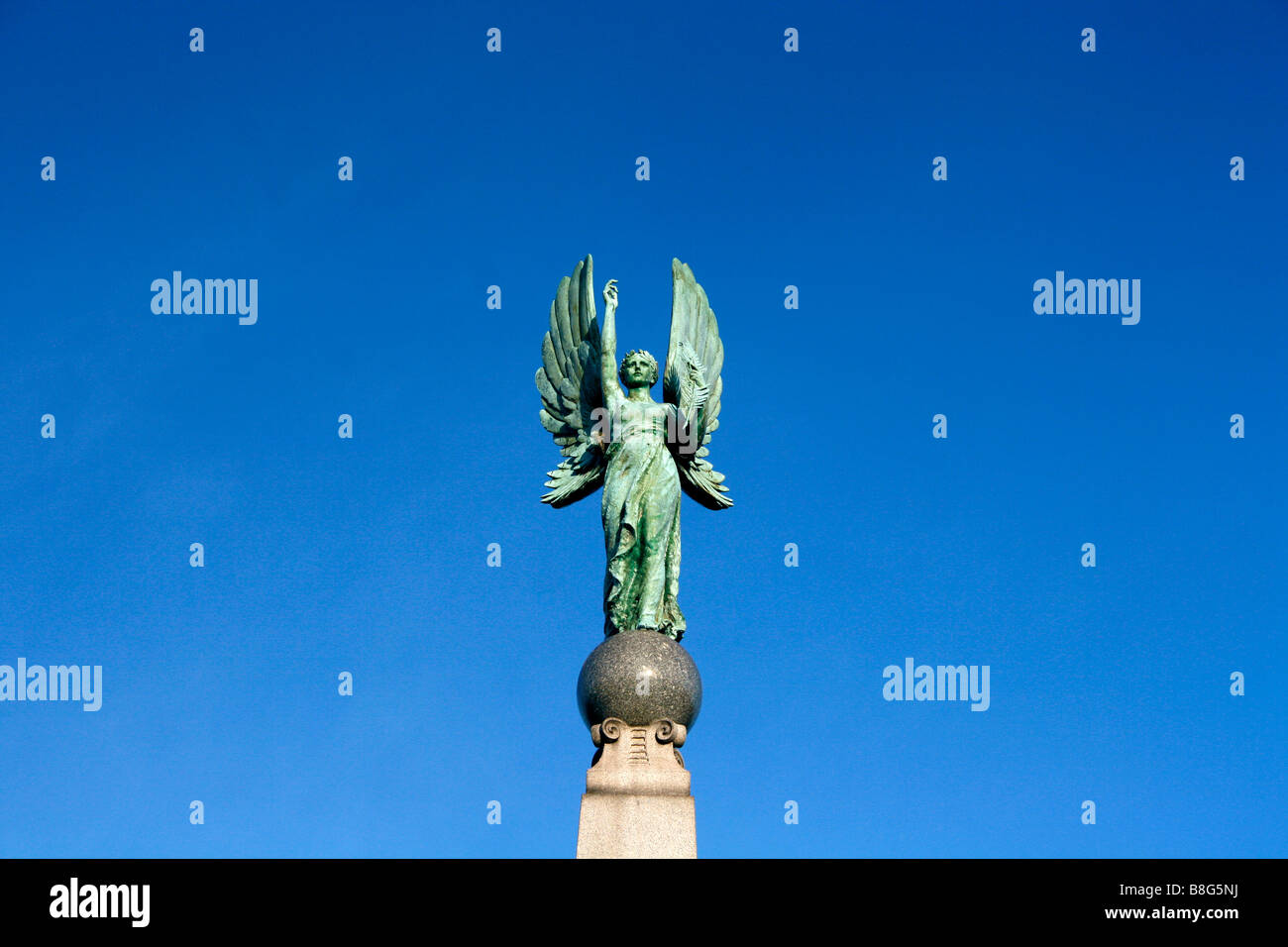 War Memorial de Sainte Croix, à l'est de Newcastle au Royaume-Uni. Banque D'Images