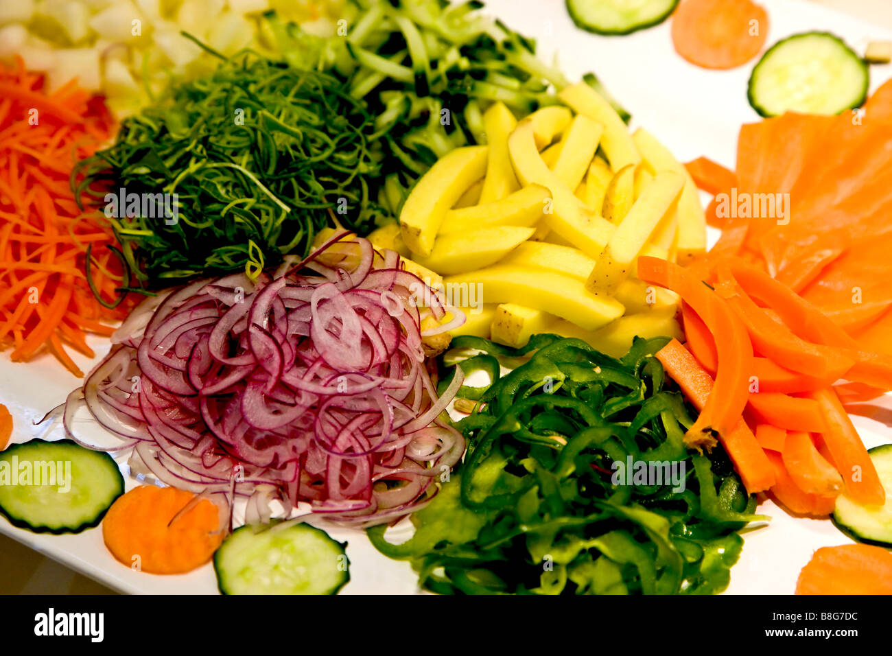 Salade de légumes râpés