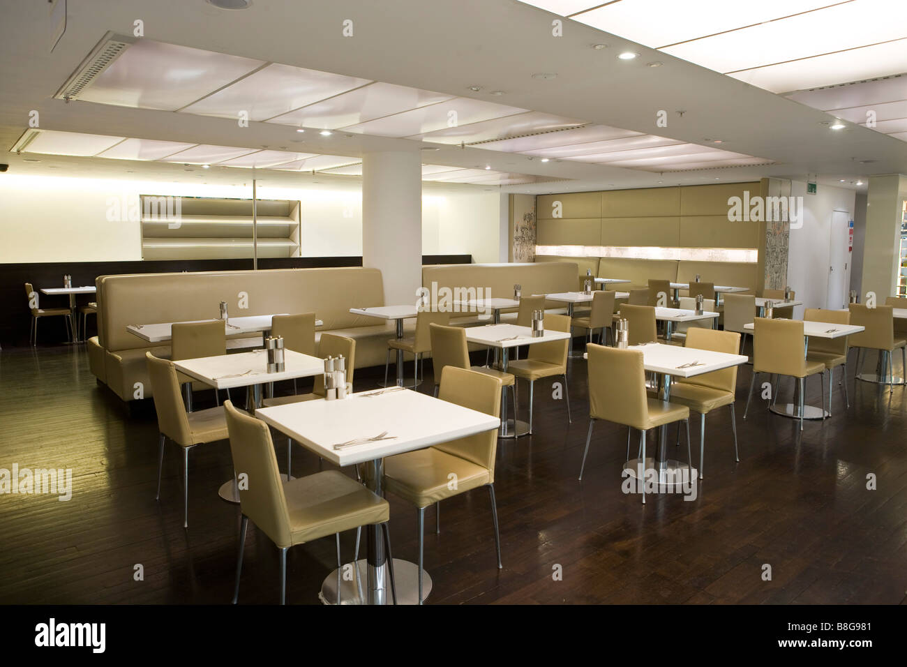 Selfridge & Co London Restaurant Gallery Banque D'Images