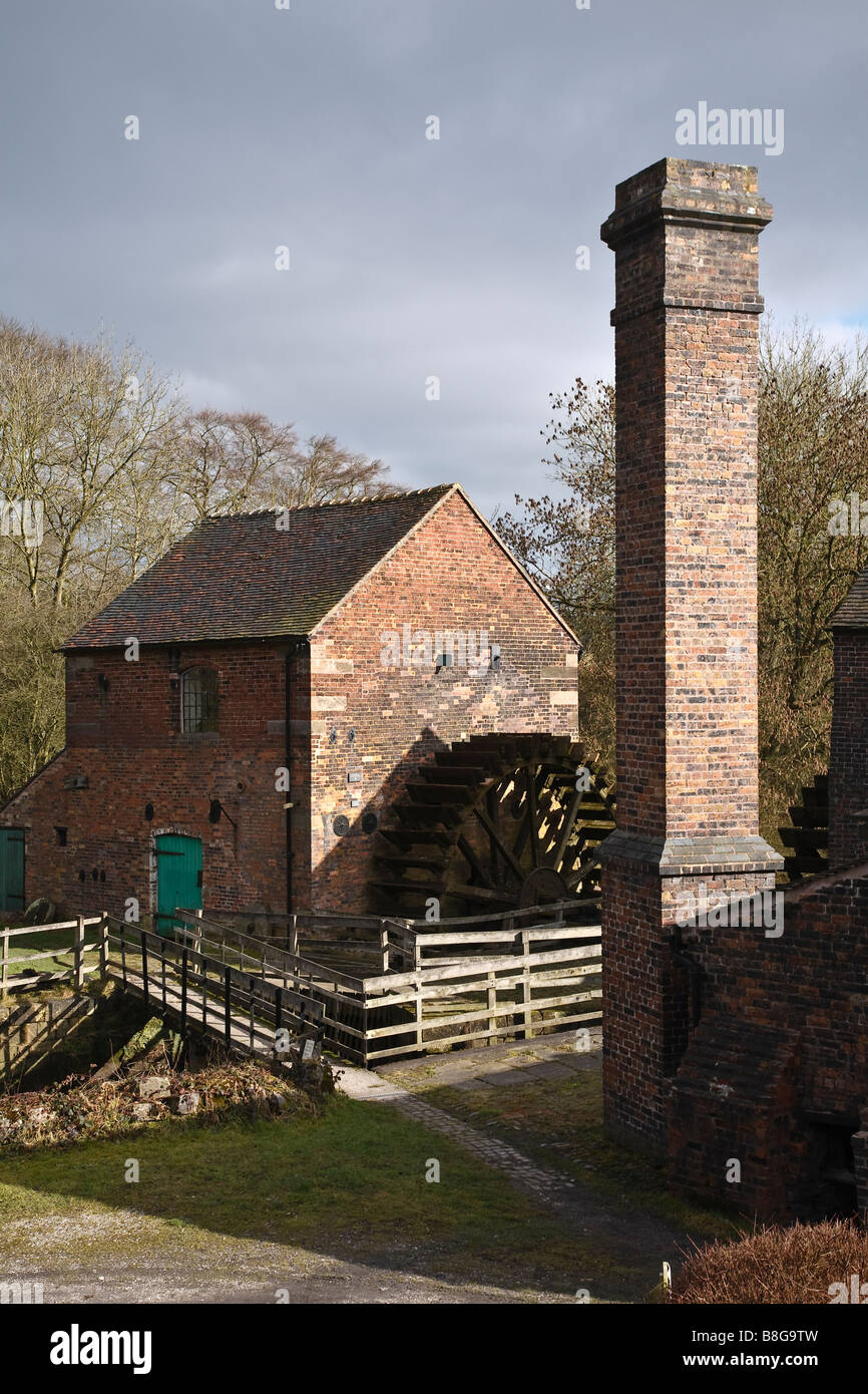 Cheddleton Flint Mill, près de Leek, Staffordshire, Angleterre Banque D'Images