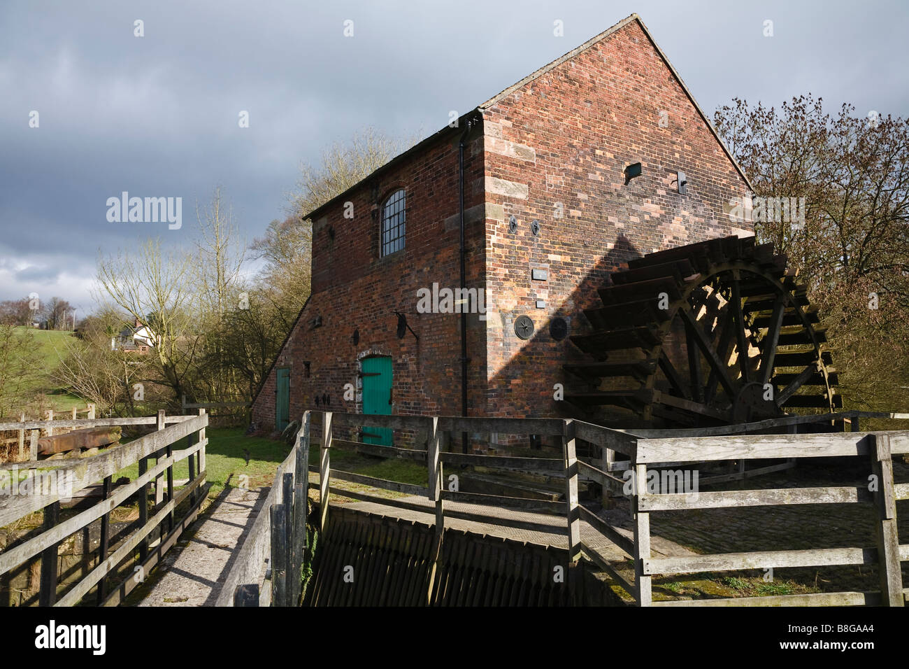 Cheddleton Flint Mill, près de Leek, Staffordshire, Angleterre Banque D'Images