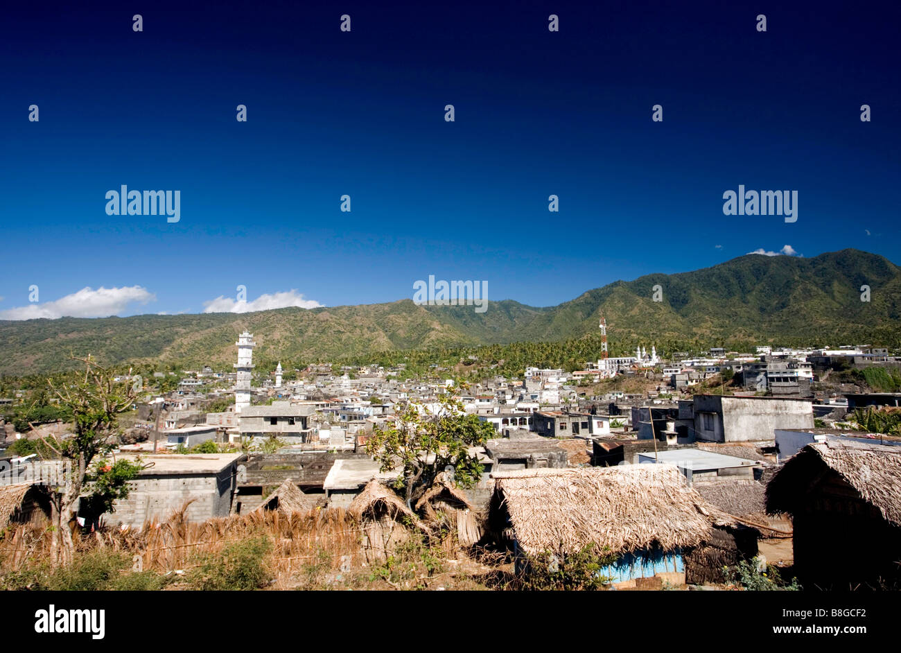 Comores, Anjouan. Domoni, mosquée. Banque D'Images