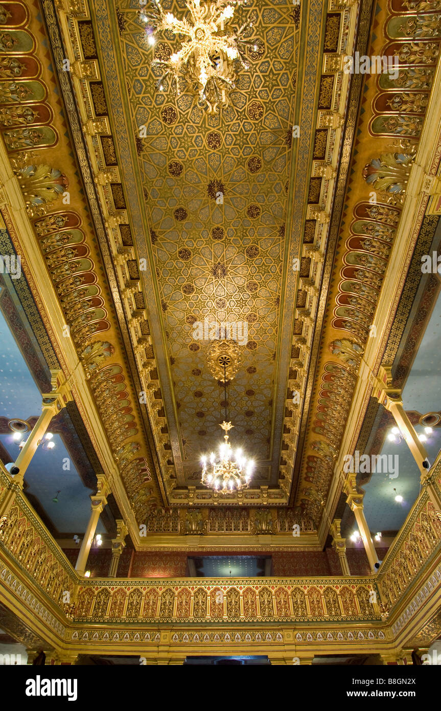 Pologne Cracovie Kazimierz synagogue Tempel interior Banque D'Images