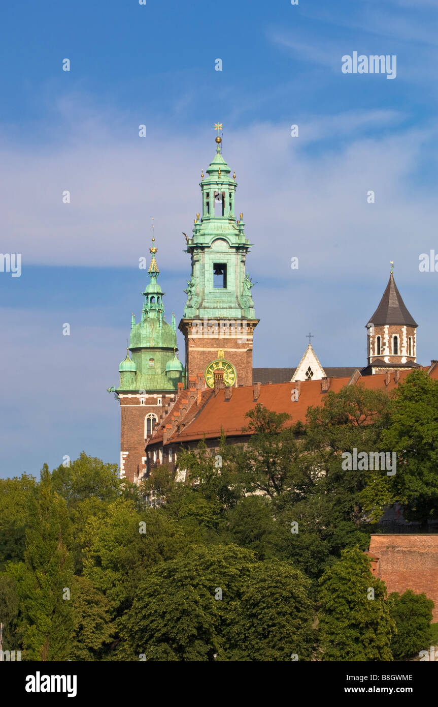 Pologne Cracovie Wawel Banque D'Images