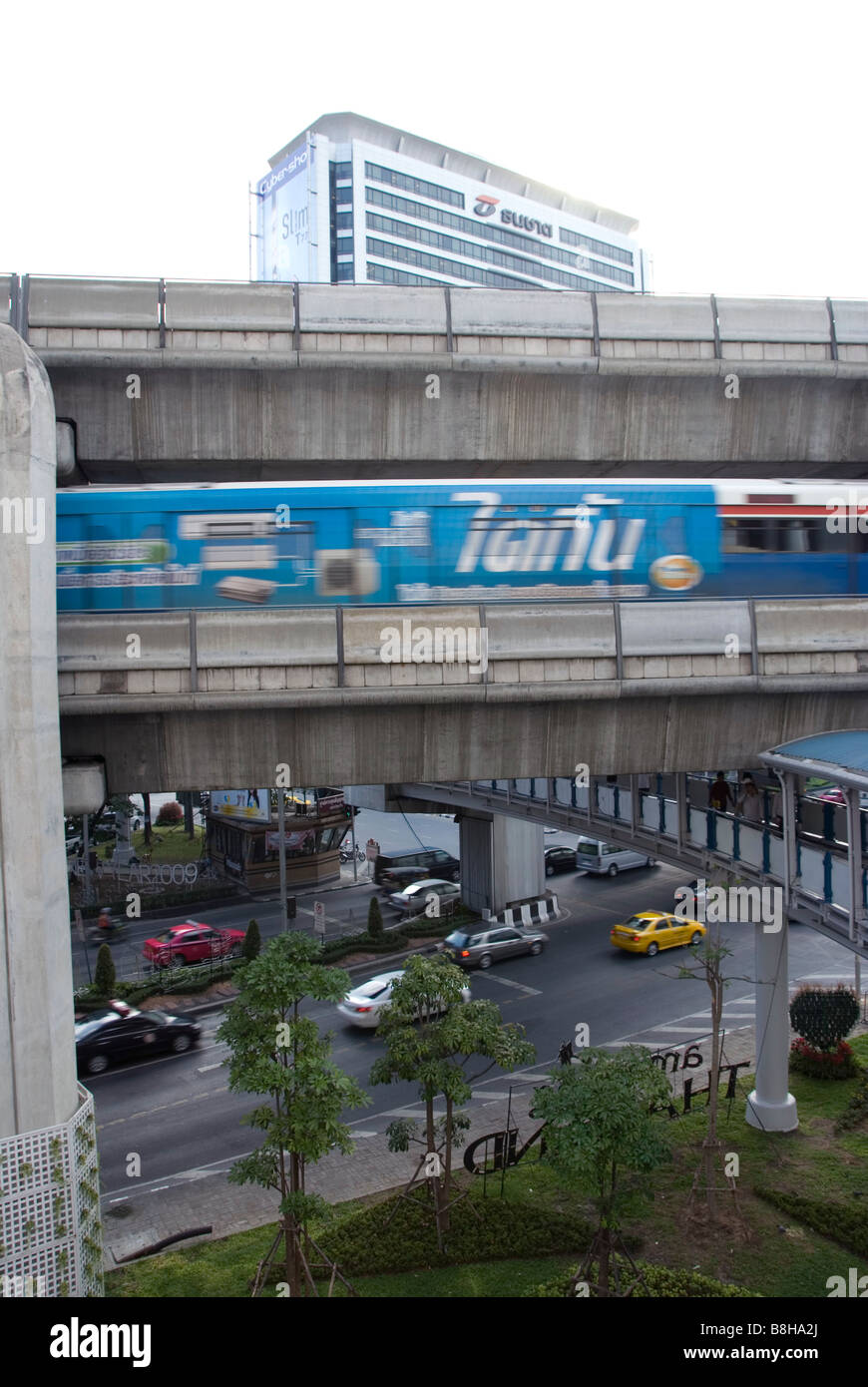 Transport à Bangkok en Thaïlande Banque D'Images