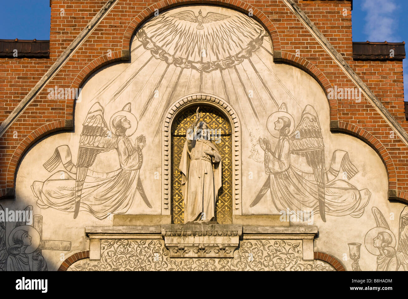 Pologne Cracovie église Banque D'Images