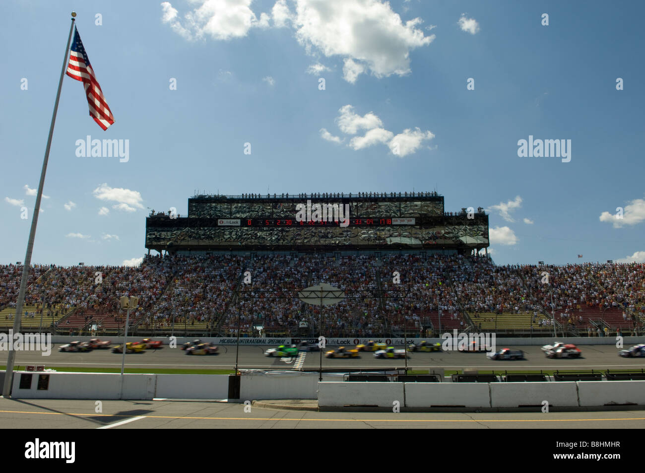 Ville Cool 2008 Douanes NASCAR Truck Race au Michigan International Speedway 2008. Banque D'Images