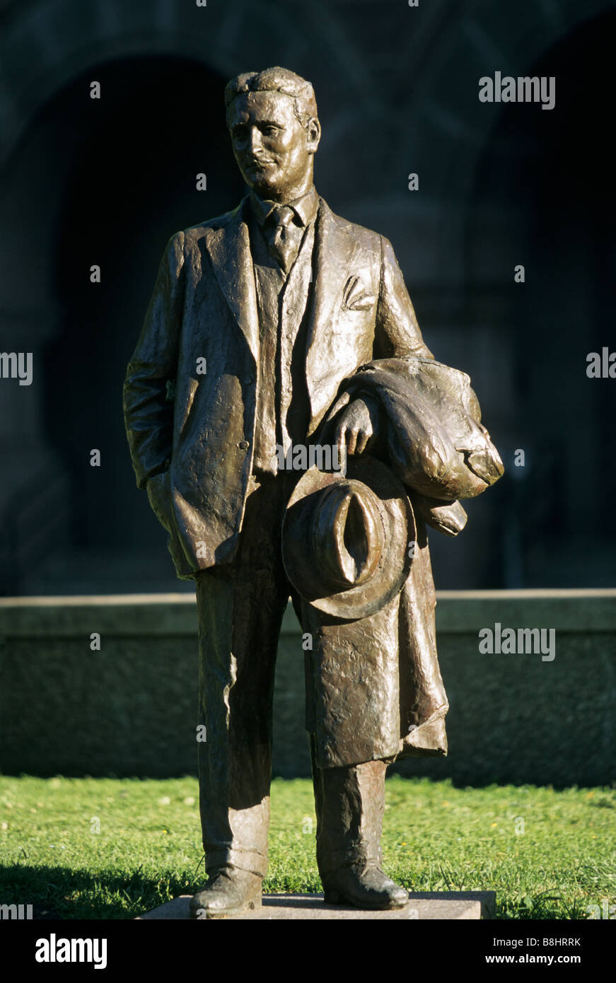 SCULPTURE EN BRONZE de F. Scott Fitzgerald PAR MICHAEL B. PRIX. ST. PAUL, Minnesota. Banque D'Images
