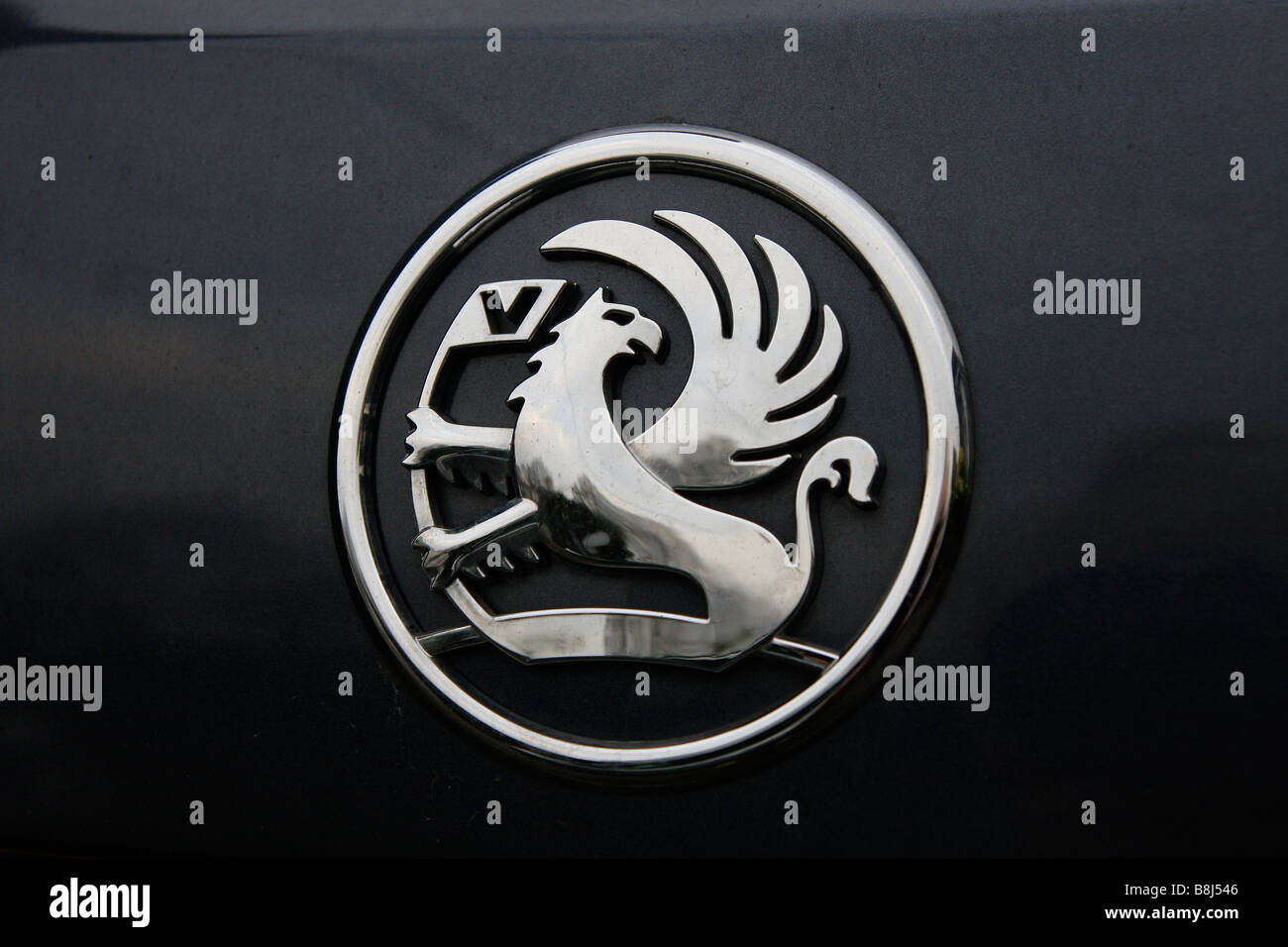 Badge Logo de Vauxhall Motors Banque D'Images