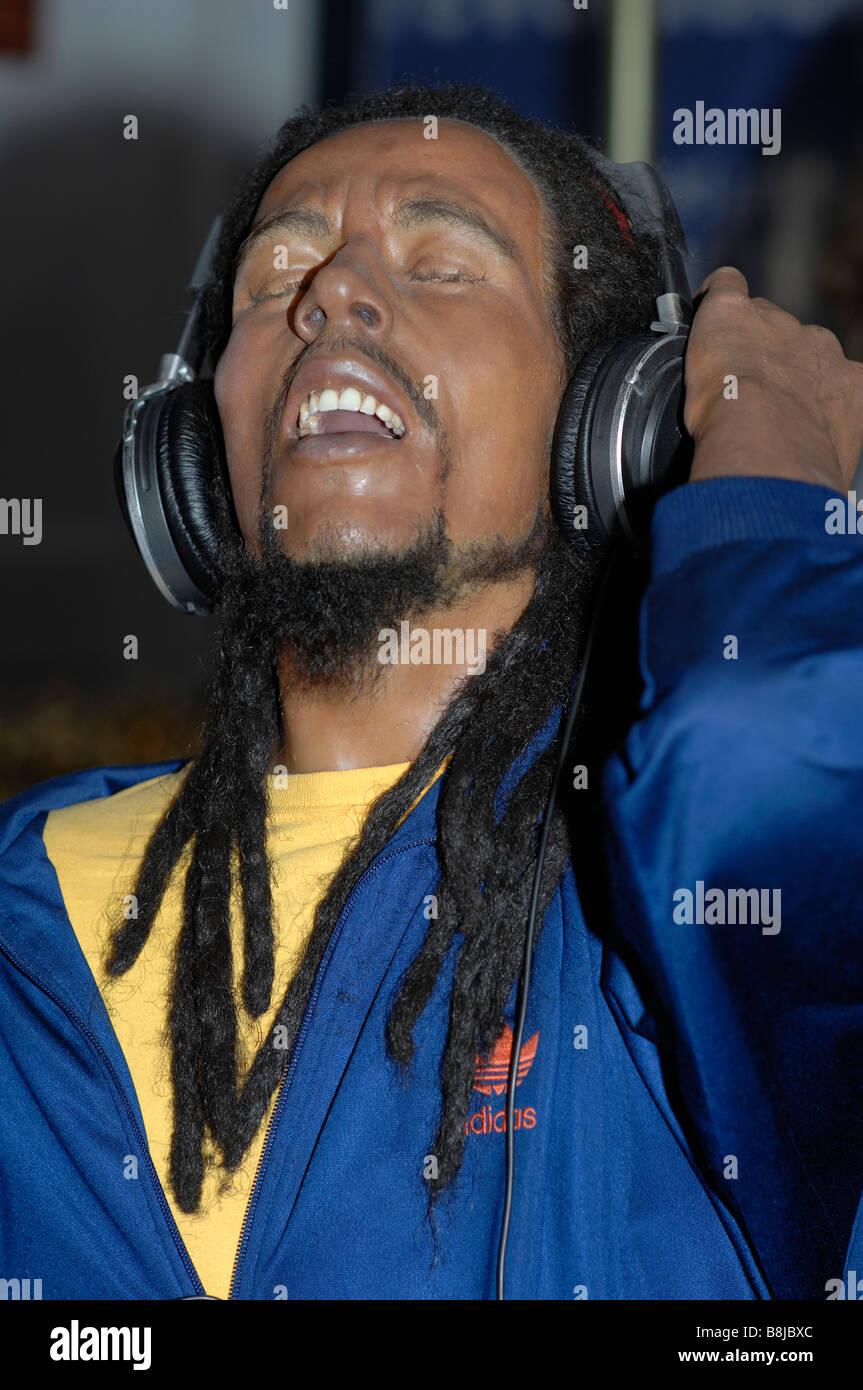 Bob Marley, chanteur de reggae et auteur-compositeur de légende Banque D'Images