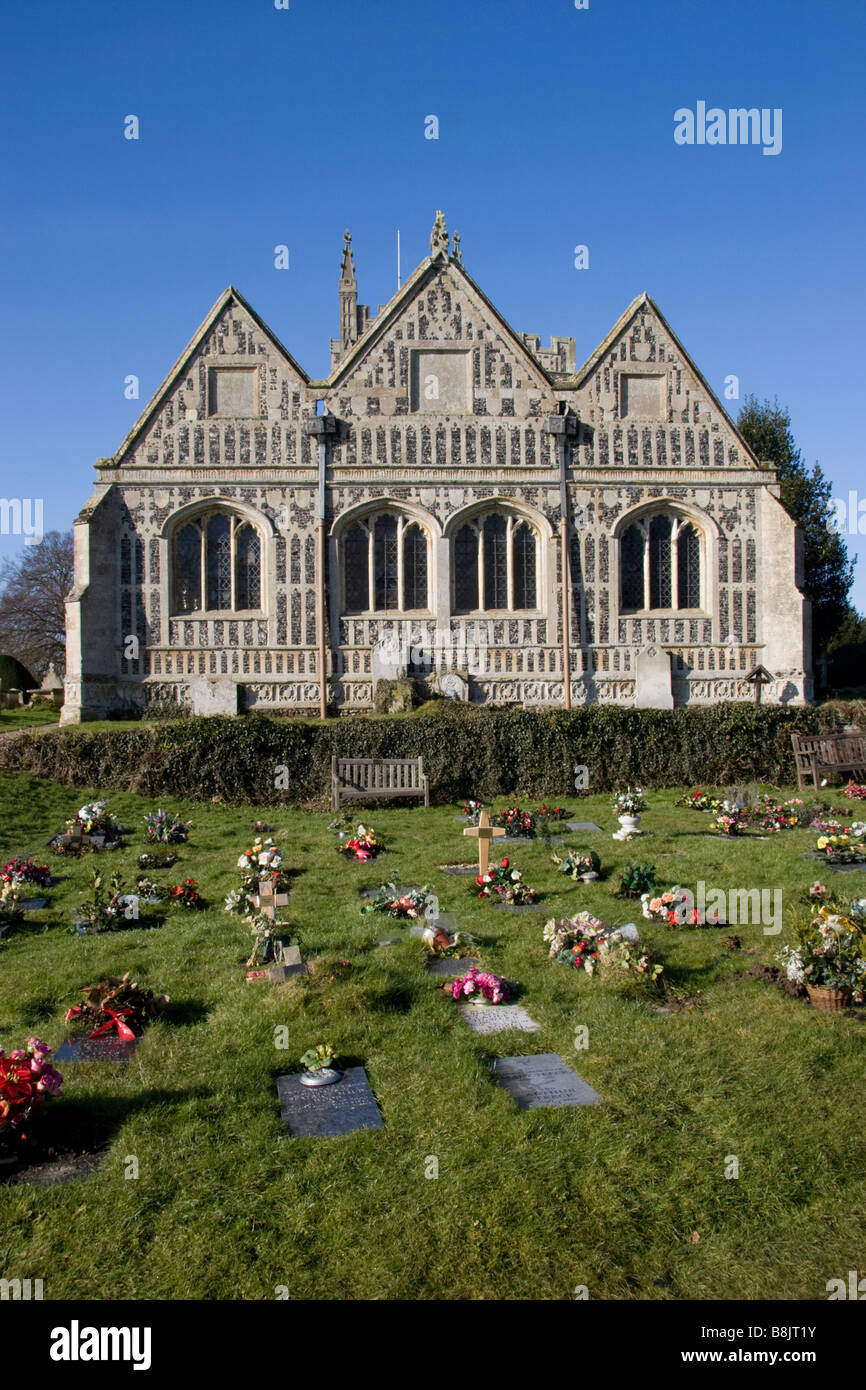 La dame Chapelle église Holy Trinity Suffolk Angleterre Long Melford Banque D'Images