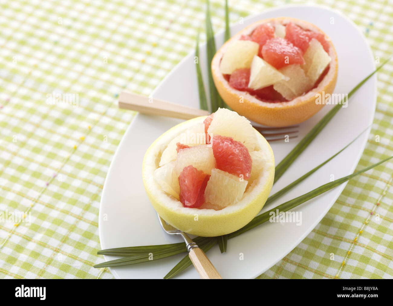 Dessert de pamplemousse Banque D'Images