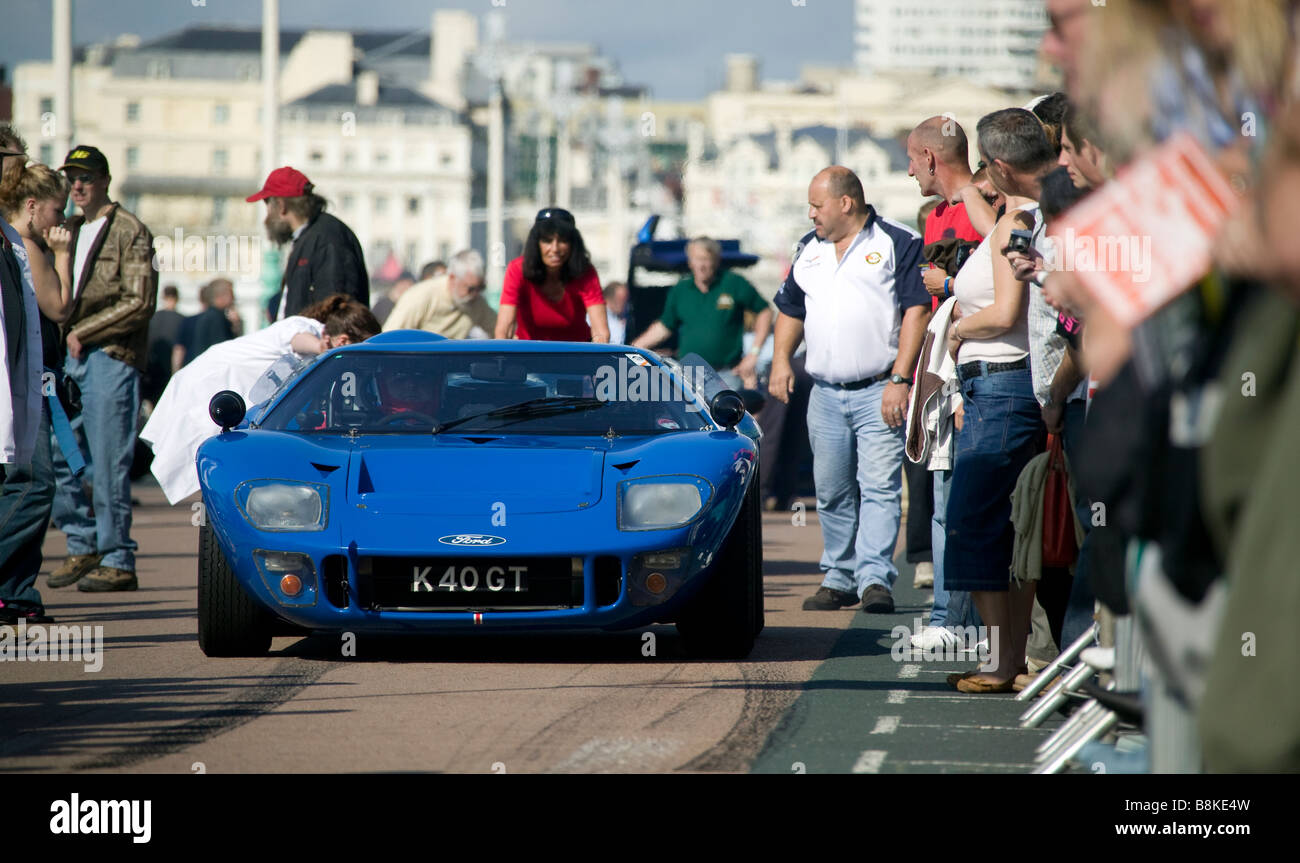 Ford GT en compétition au Brighton essais de vitesse d'entraînement de Madère Banque D'Images