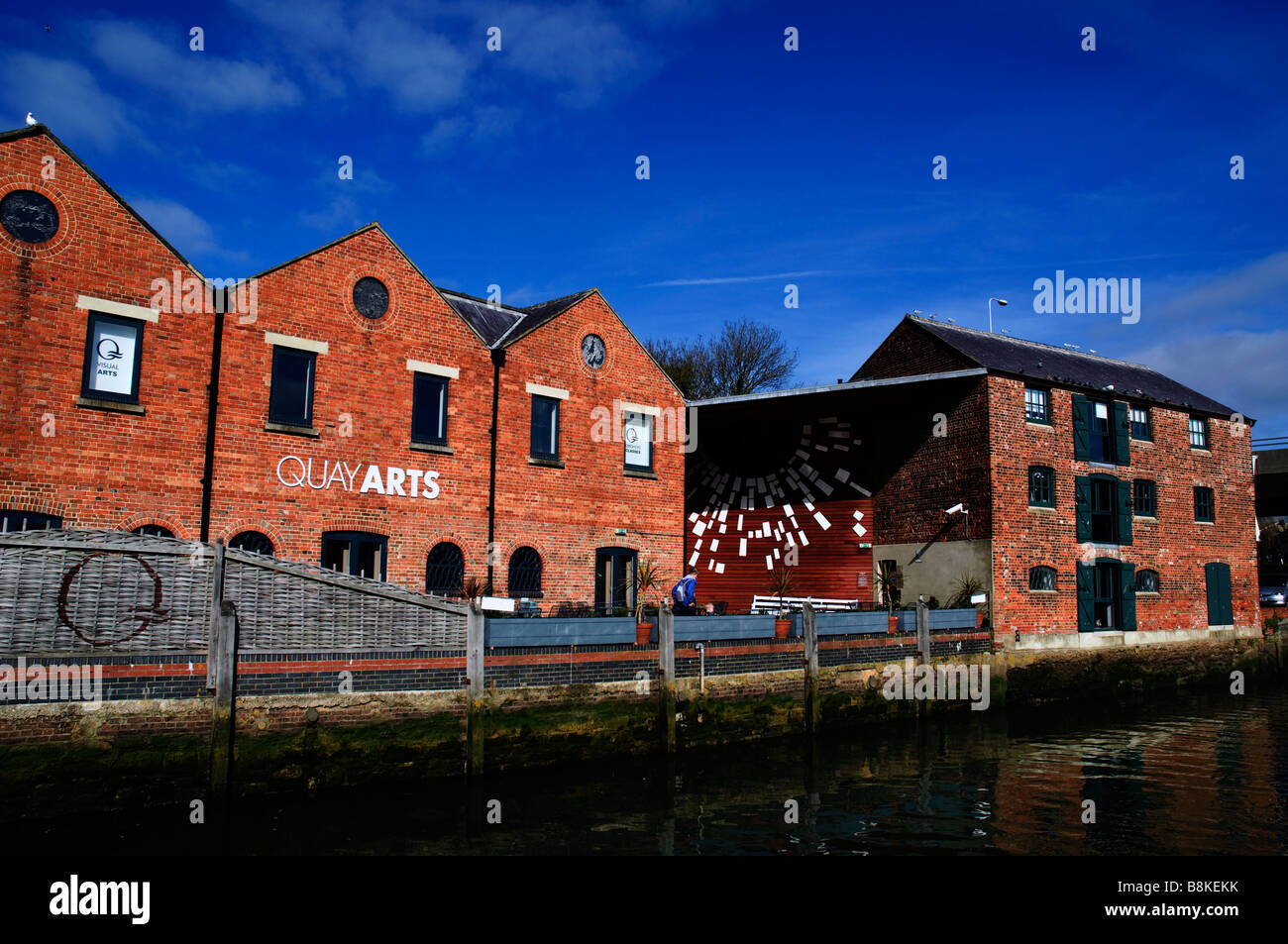 Quay Arts Centre Newport, Isle of Wight, Angleterre, RU, FR. Banque D'Images