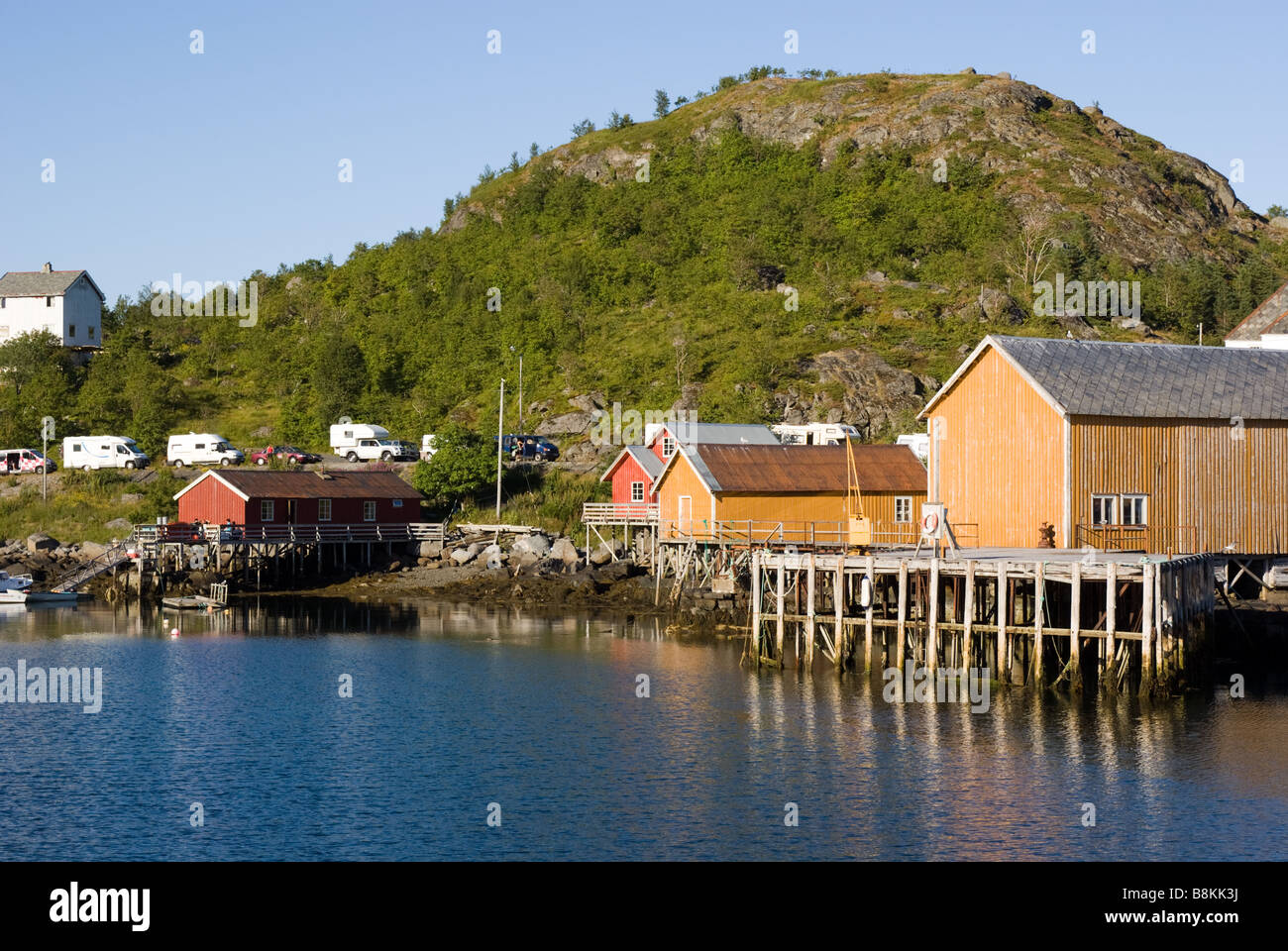 Moskenes, Moskenesøya, Lofoten, Nordland, Norvège, Scandinavie Banque D'Images