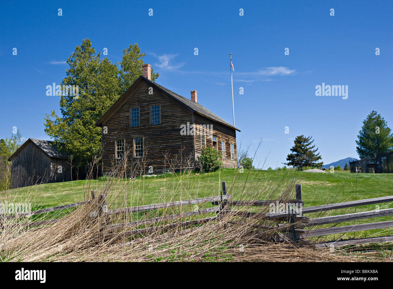 Site historique d'État John Brown, Lake Placid, New York, États-Unis Banque D'Images