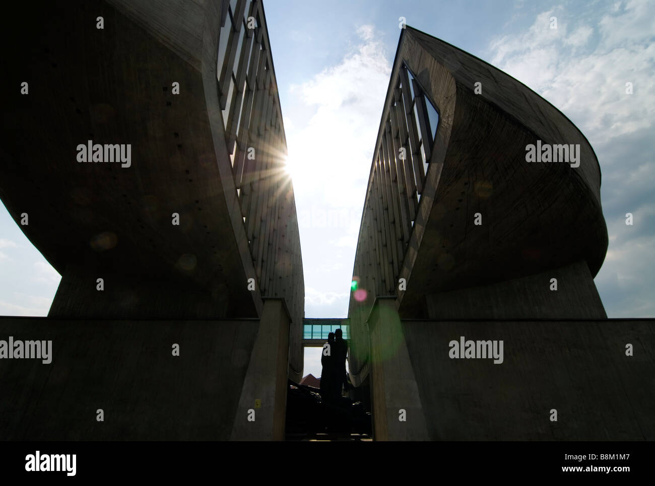 Le musée de l'Insurrection nationale slovaque, à Banska Bystrica Banque D'Images
