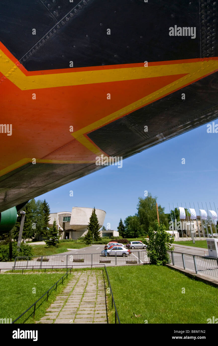 Un Lisunov Li 2 avion en musée de l'Insurrection nationale slovaque Banque D'Images