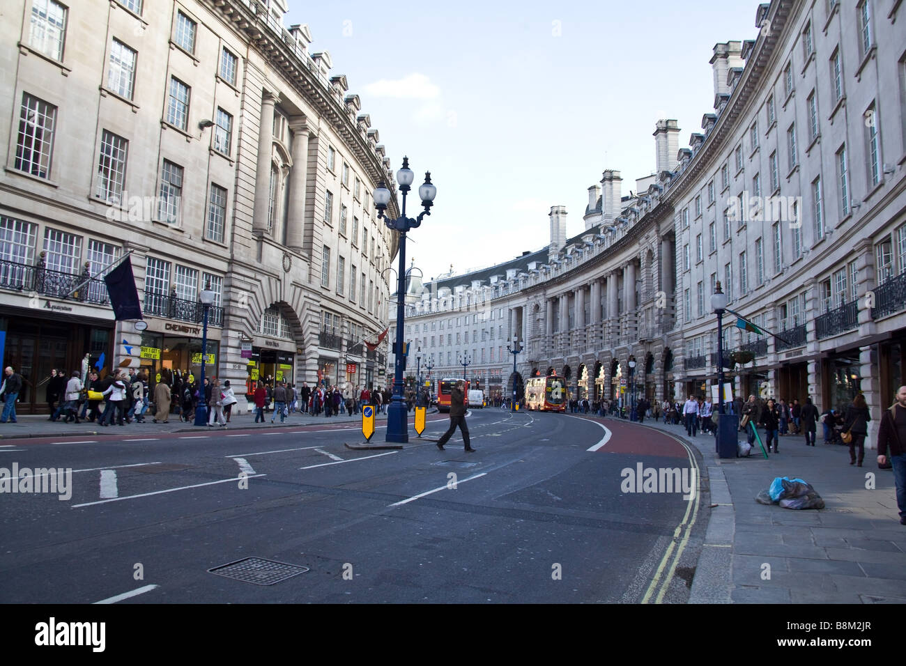 Regent Street London England Banque D'Images