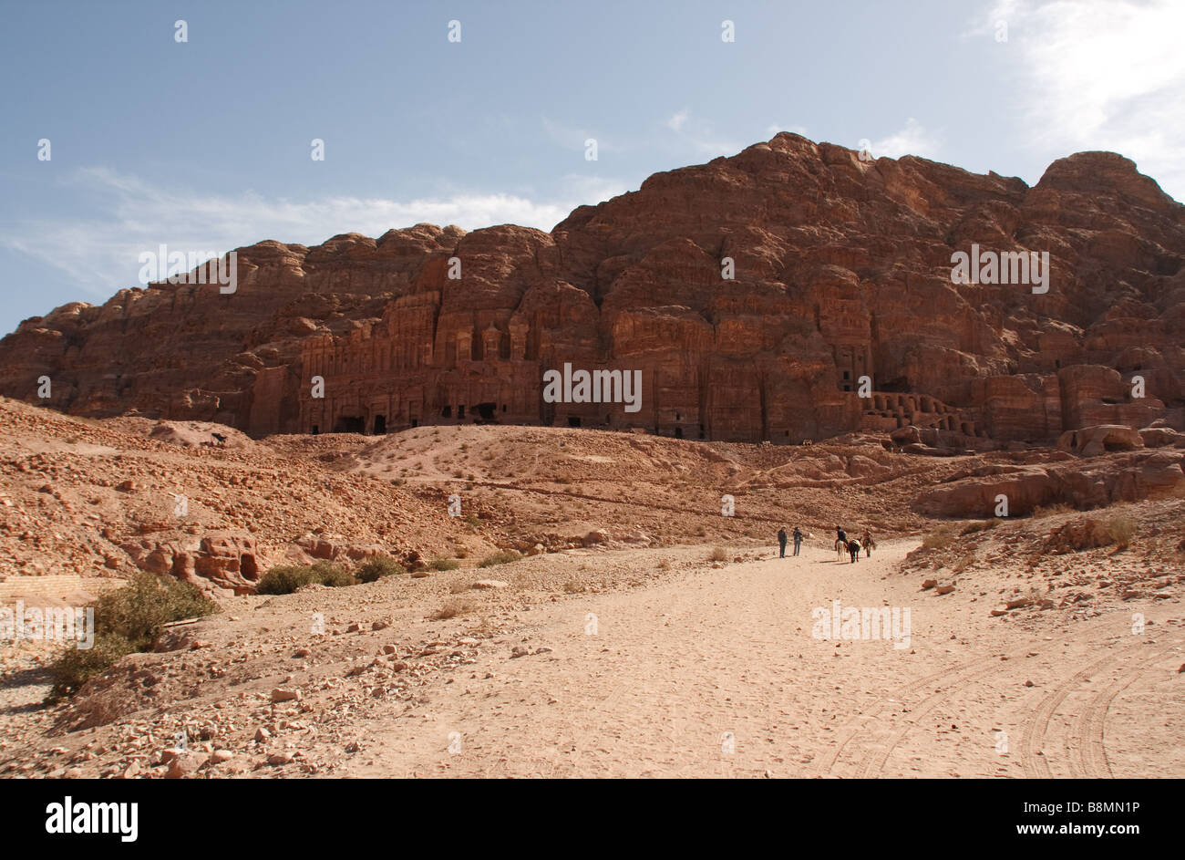 Ruines de Petra, JORDANIE - pour un usage éditorial uniquement Banque D'Images