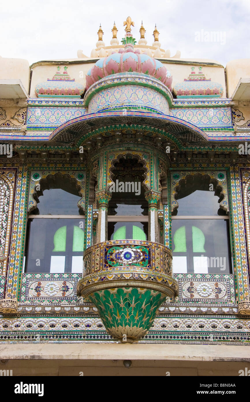 City Palace Udaipur Rajasthan Inde Banque D'Images