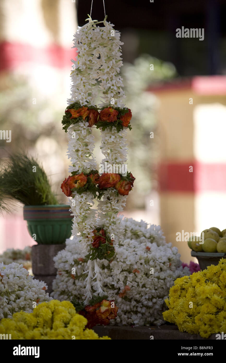 Collier indien fleurs inde Banque de photographies et d'images à haute  résolution - Alamy