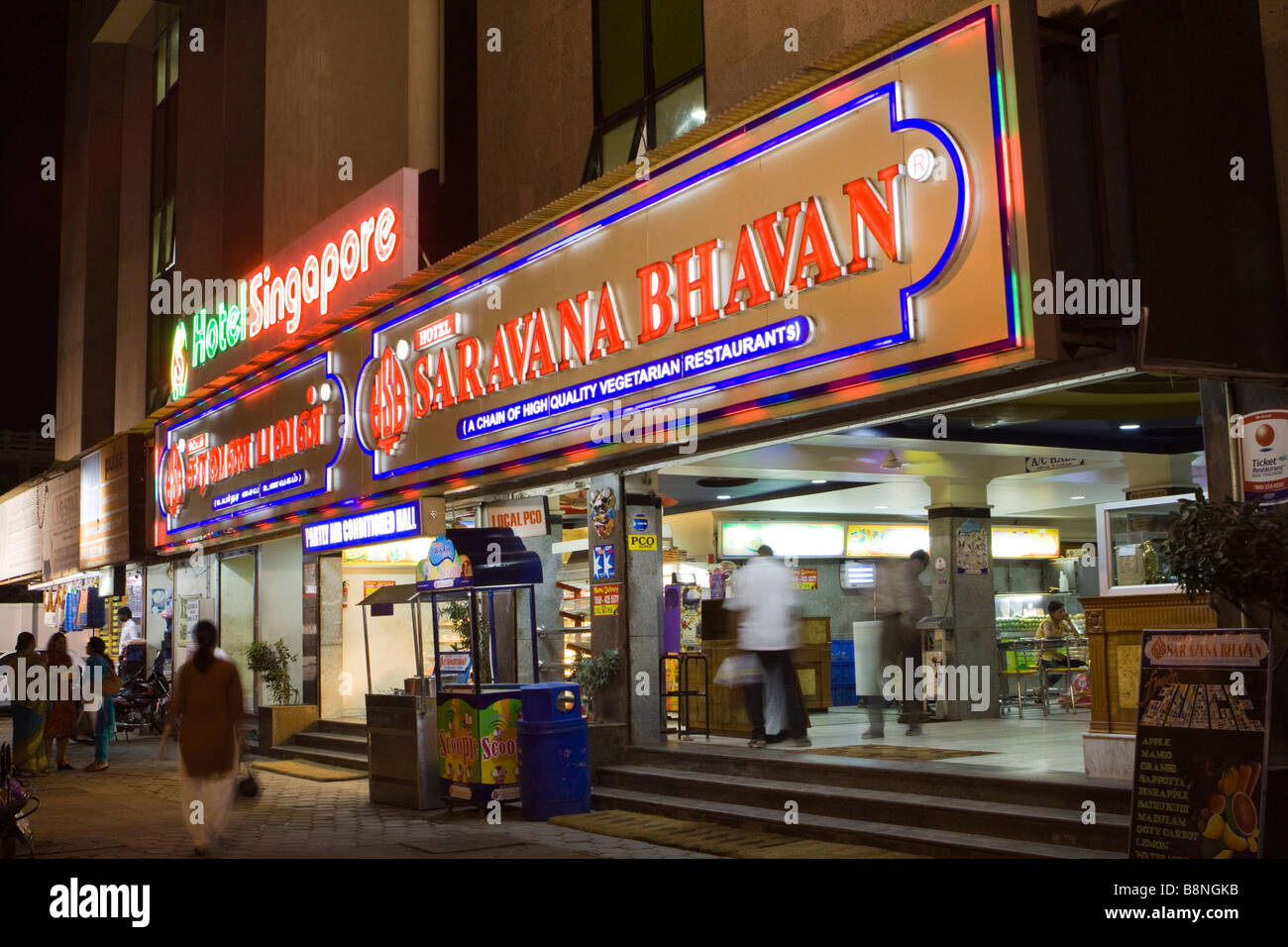 Hotel Saravana Bhavan Chennai Head Office Saravana bhavan Banque de photographies et d’images à haute résolution