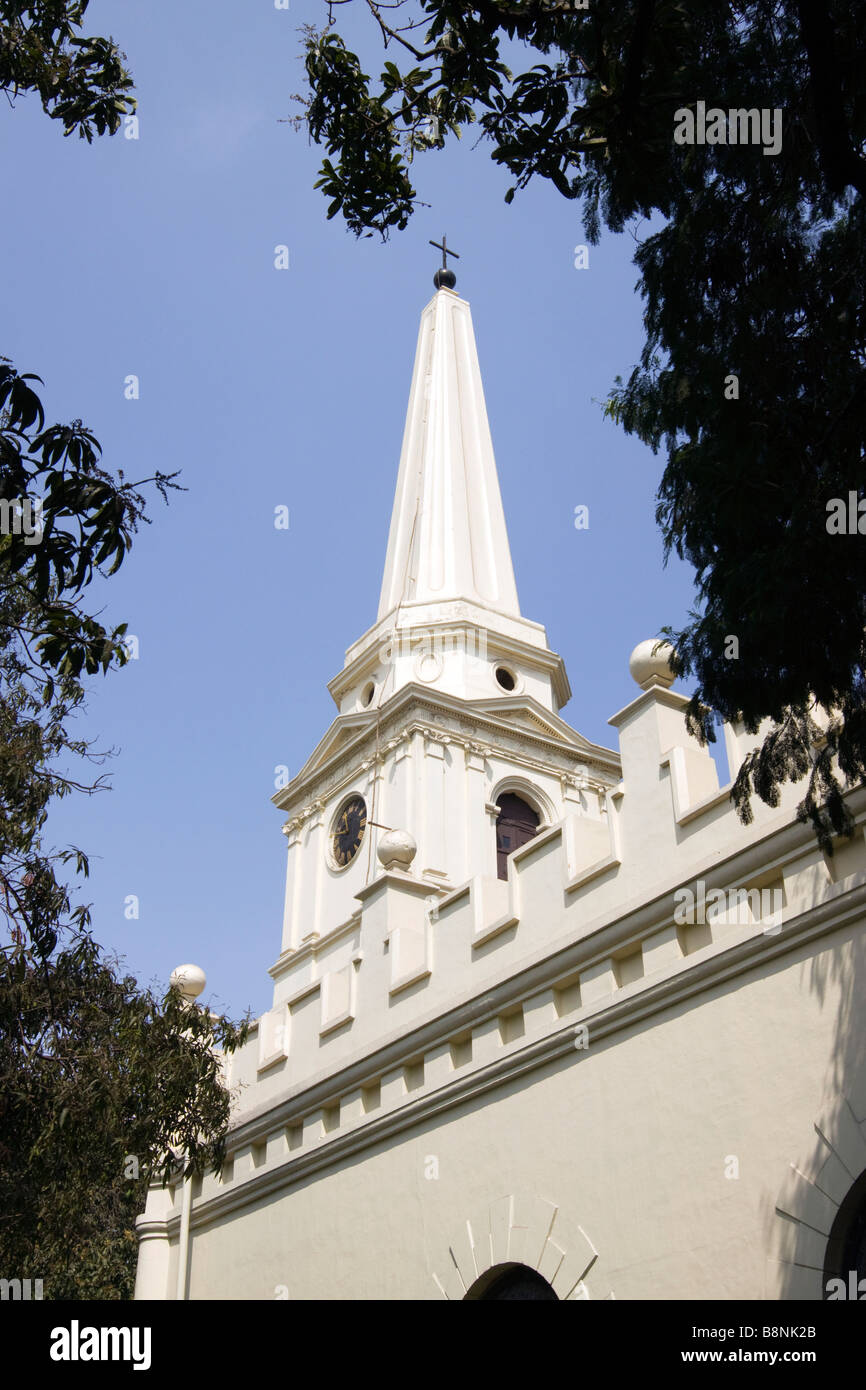 L'Inde Tamil Nadu Chennai St Marys church exterior Banque D'Images