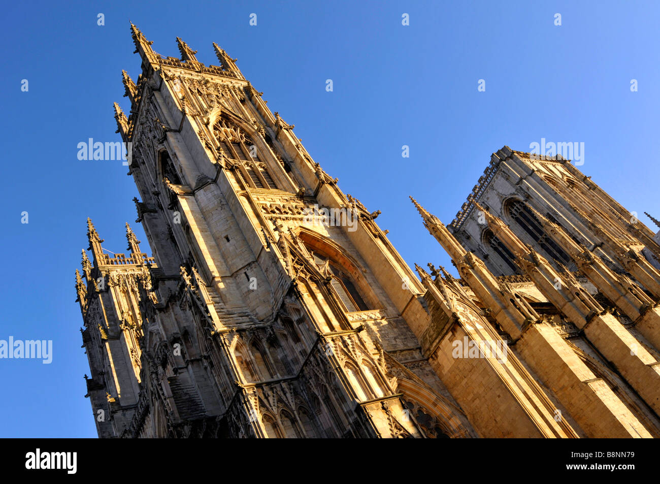 La Cathédrale York Minster, Yorkshire, Angleterre, Royaume-Uni Banque D'Images