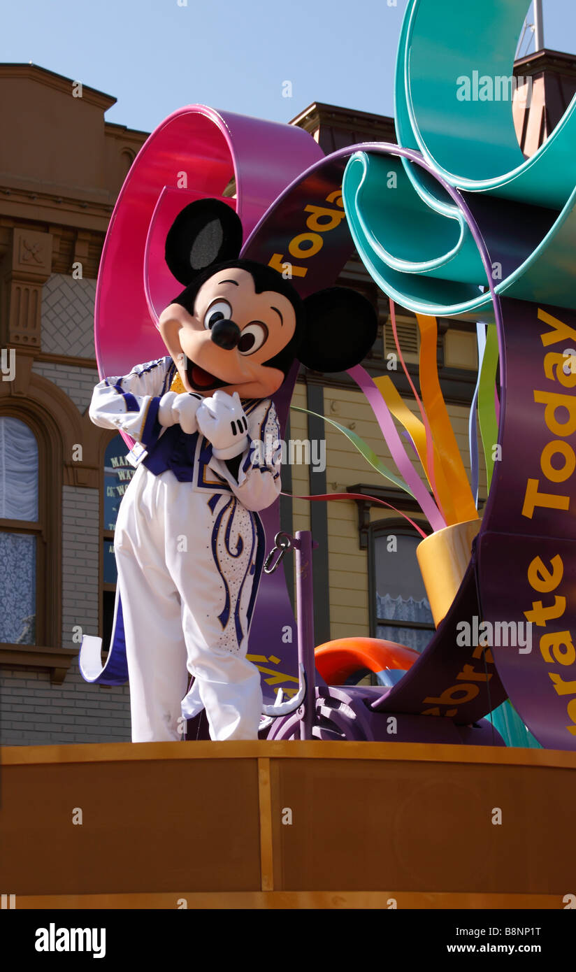 Mickey Mouse, Walt Disneyland le parc à thème Magic Kingdom, Orlando, USA, Floida Banque D'Images