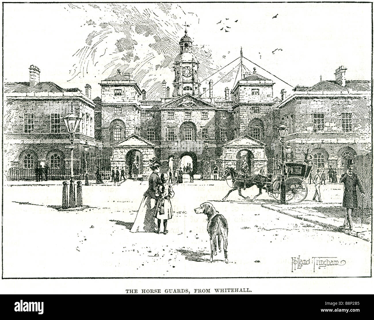 Horse Guards whitehall 1876 Angleterre Londres palladienne William Kent Banque D'Images Horse Guards whitehall 1876 Angleterre Londres palladienne William Kent Banque D'Images