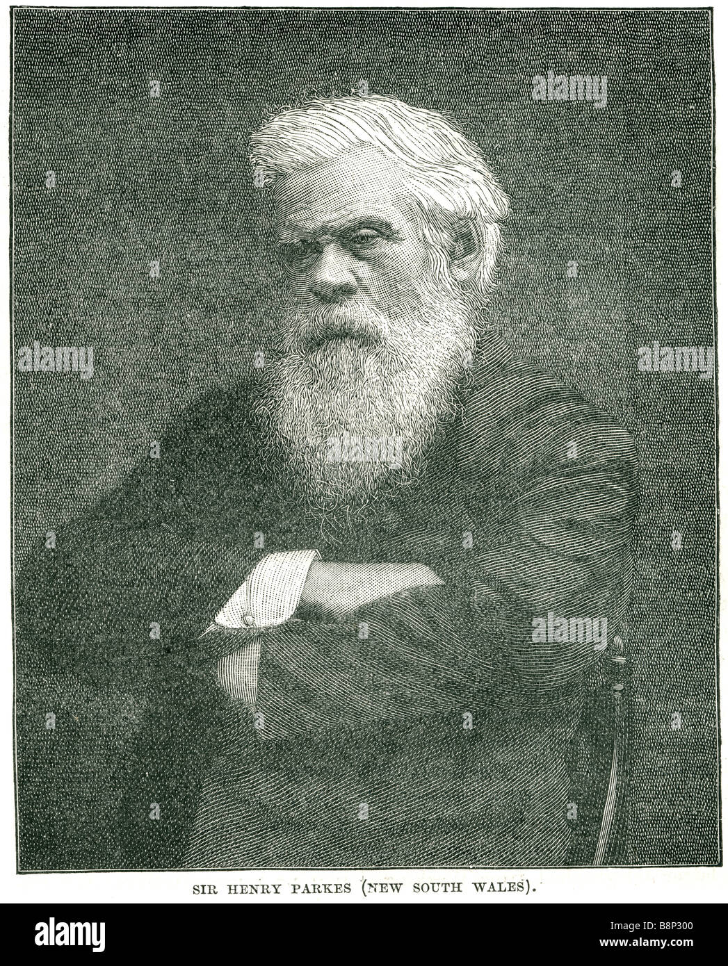 Sir Henry Parkes 1815 1896 homme d'Australien Père de Russie Banque D'Images