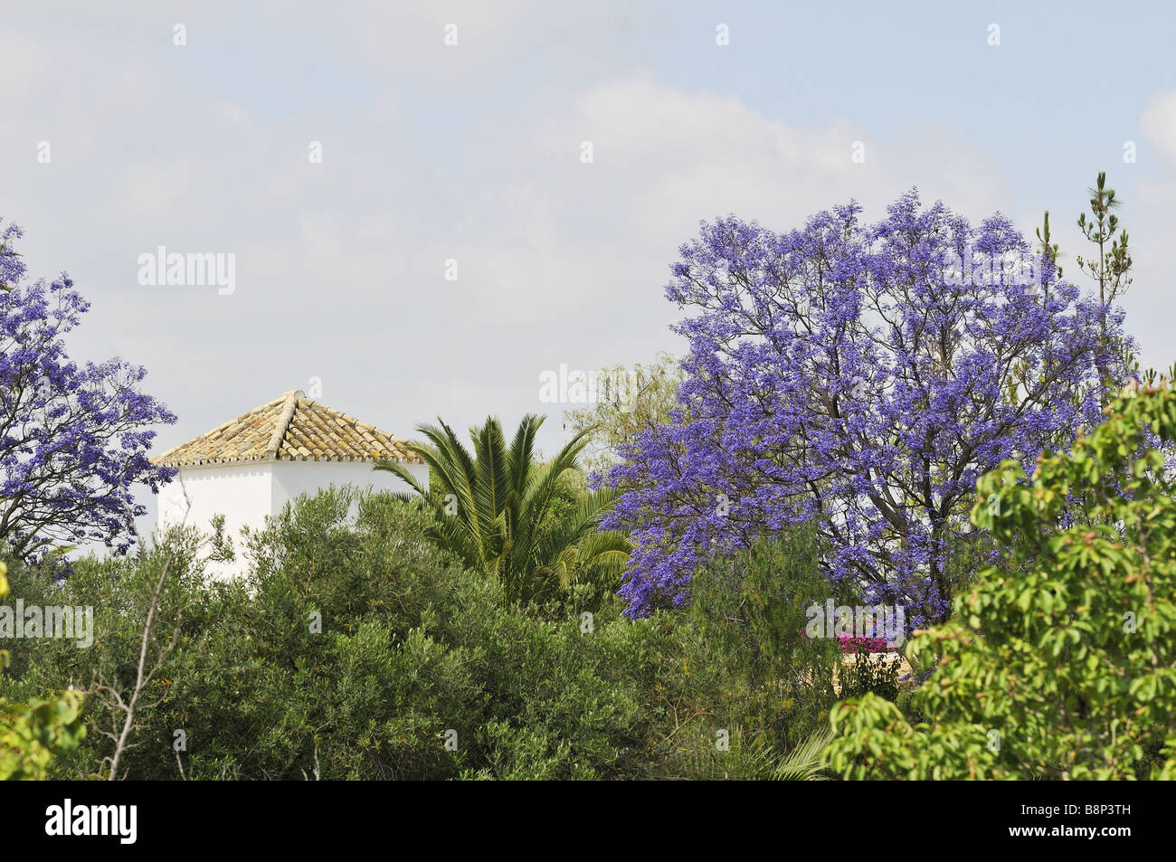 Hacienda en espagne Banque D'Images