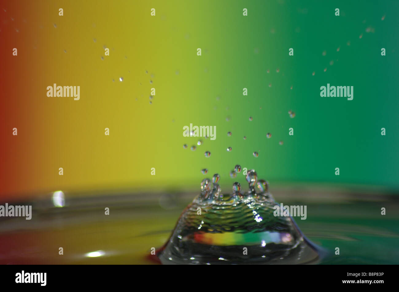 Des éclats d'eau Banque D'Images