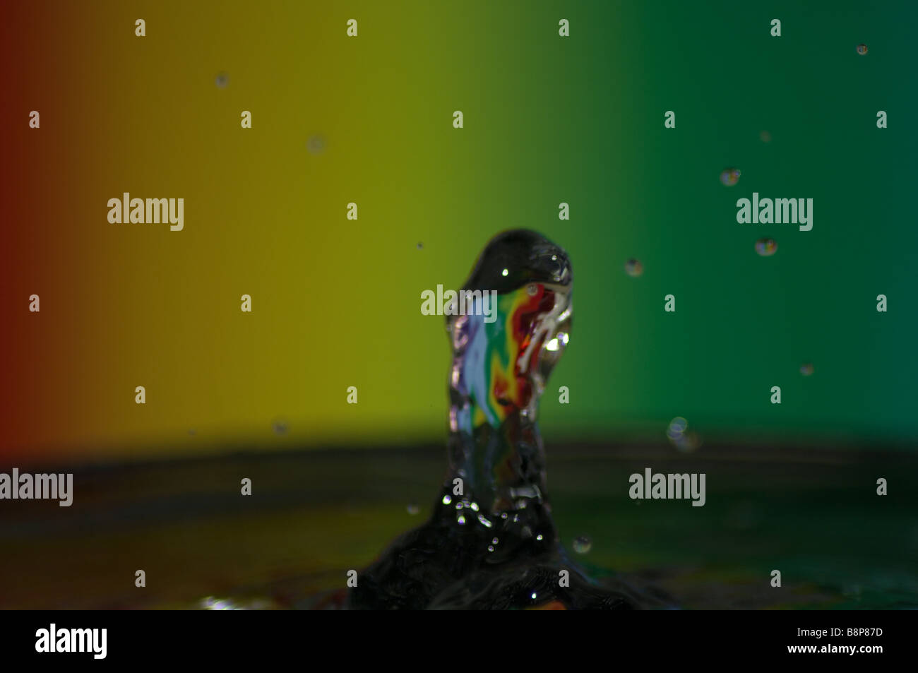 La forme de l'eau Banque D'Images