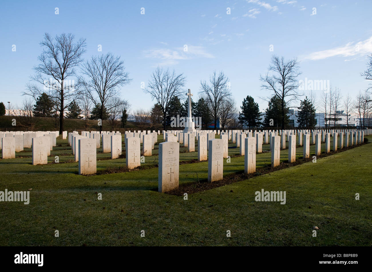 La seconde guerre mondiale commonwealth cimitery à Udine Banque D'Images