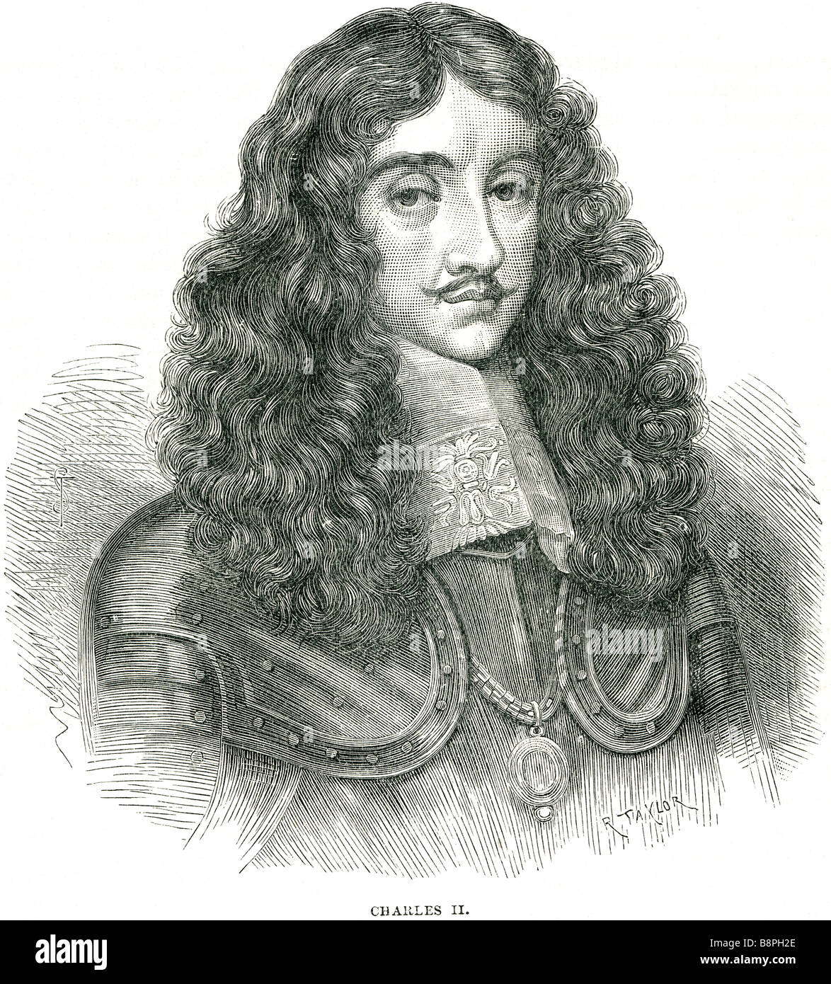 Le père de Charles II Roi Charles I a été exécutée à Whitehall le 30 janvier 1649, à l'apogée de la guerre civile anglaise. La FRA Banque D'Images