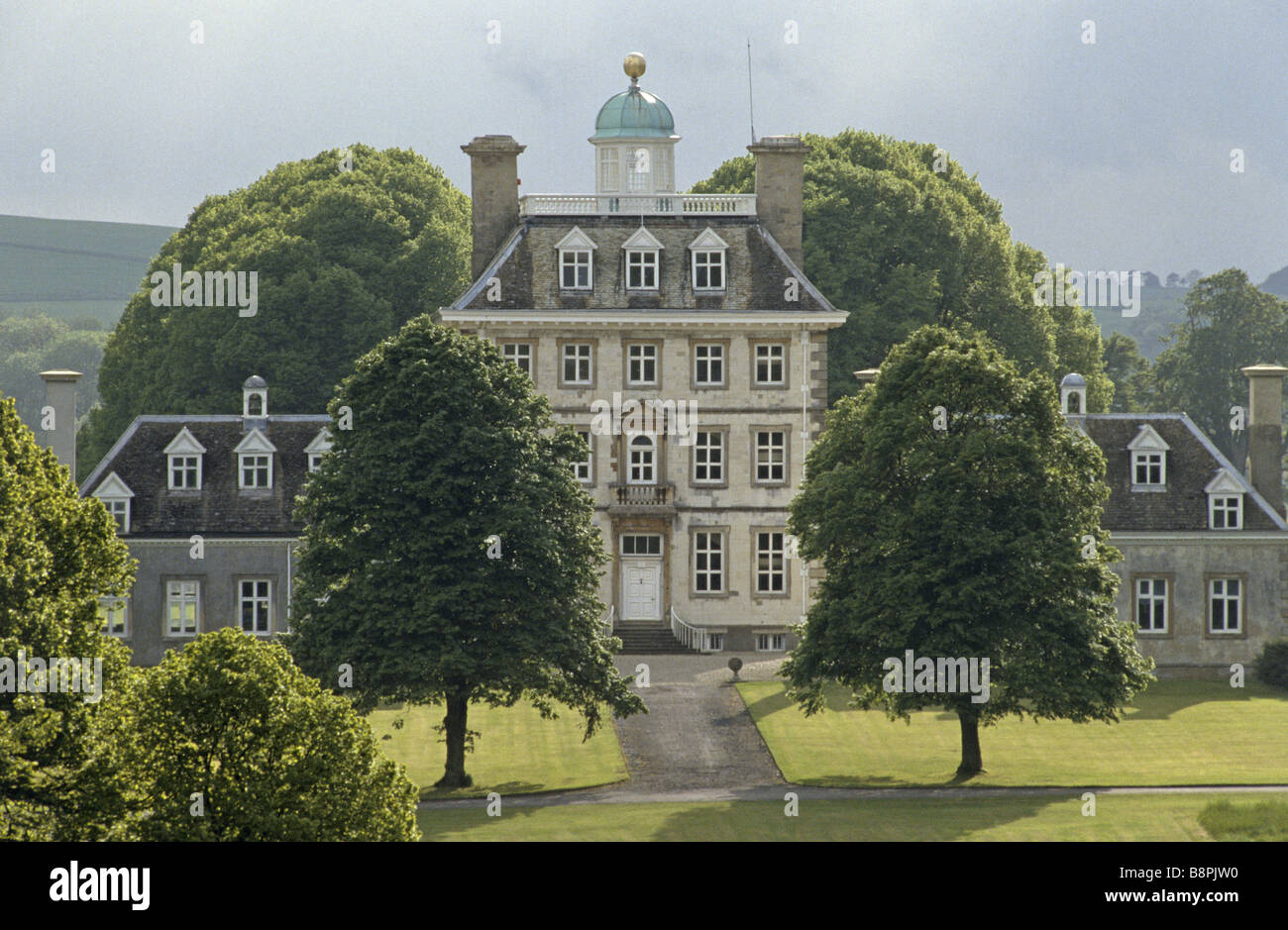 Le front de l'Est de l'Ashdown House Construit en 1665 montrant la coupole Banque D'Images