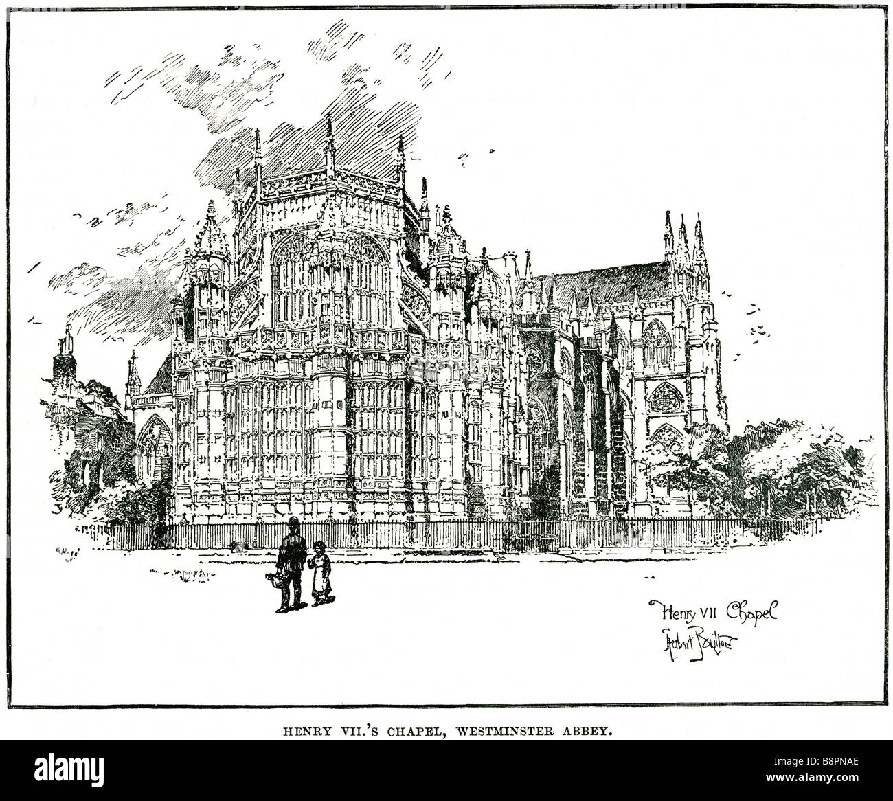 Henry VII l'abbaye de Westminster 1509 Chapelle de style gothique perpendiculaire Sir Reginald Bray Banque D'Images