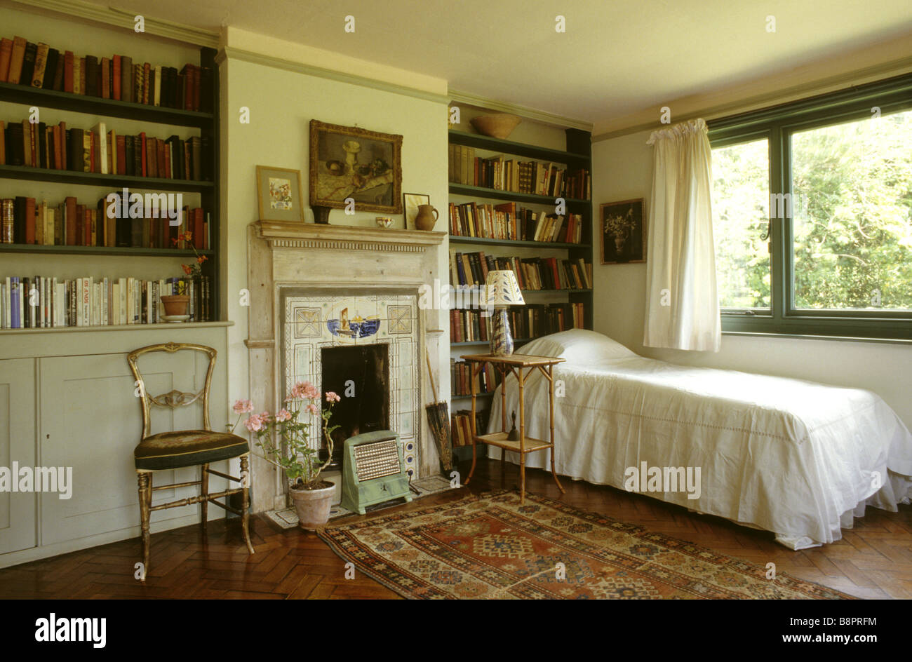 Virginia Woolf s chambres à Monk s House dans l'East Sussex Banque D'Images