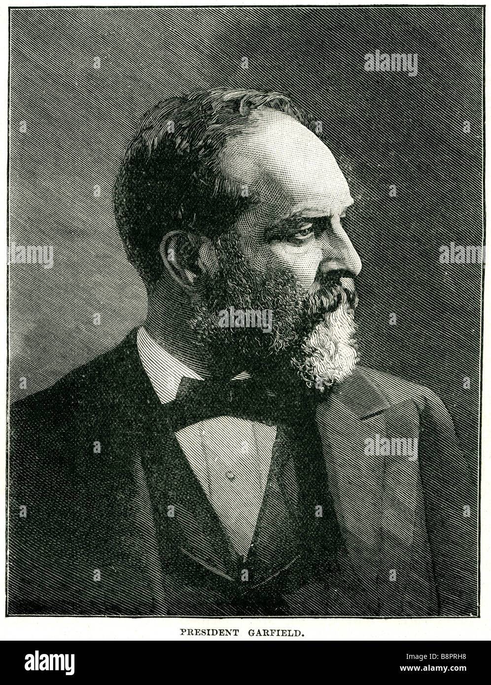 Le président James Abram Garfield 1831 1881 United States Banque D'Images