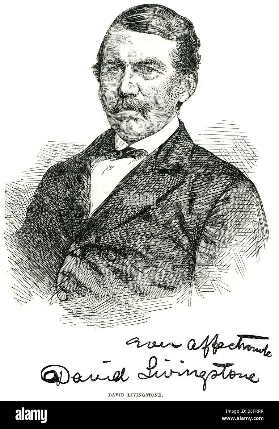 Le docteur David Livingstone 1813 1873 congrégationalistes écossais pioneer Medical missionary Banque D'Images