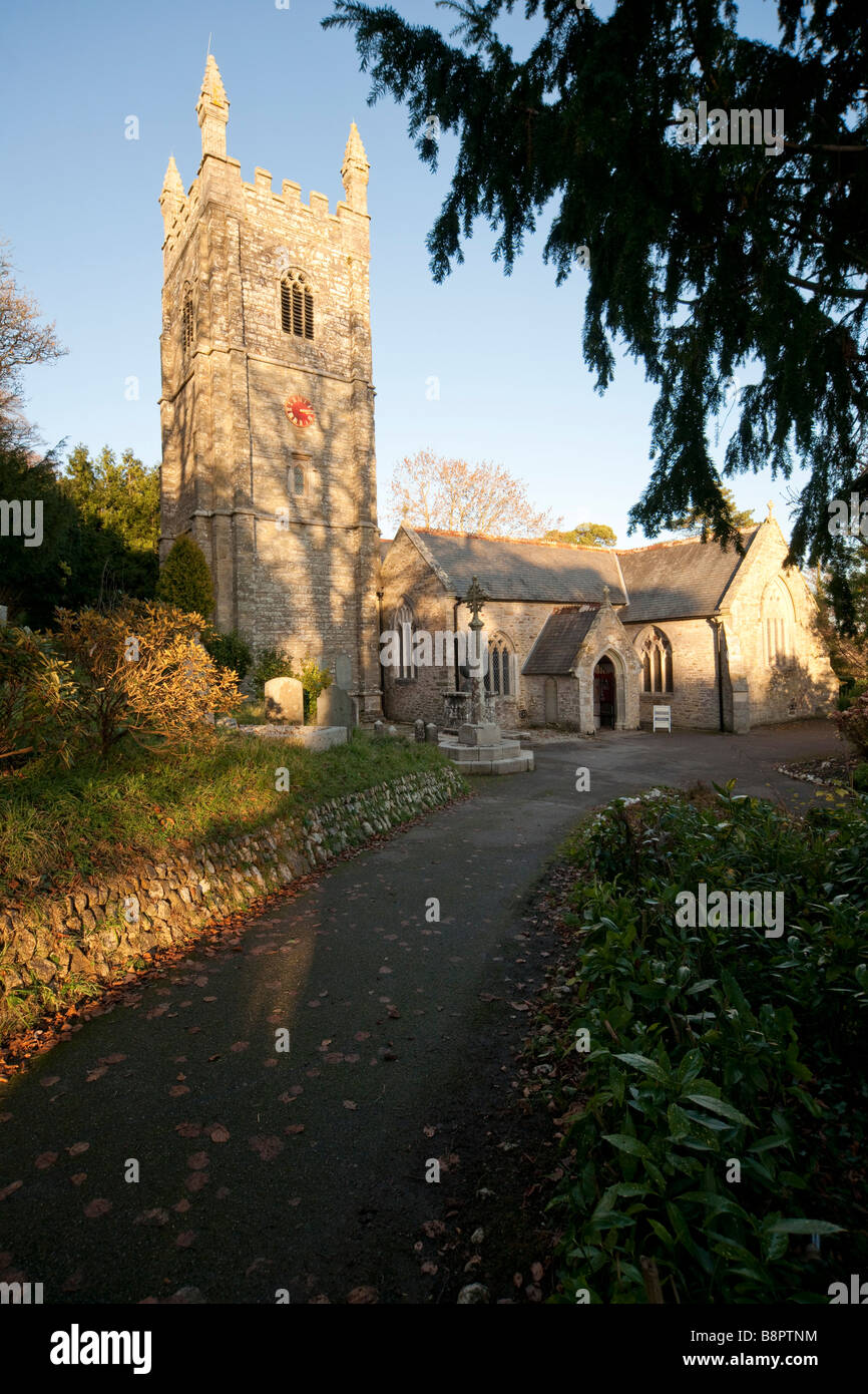 Kenwyn église, Truro Banque D'Images