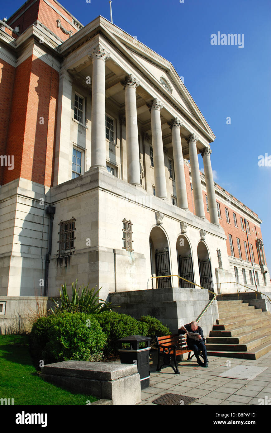 Hôtel de Ville de Chesterfield Derbyshire Nord . Banque D'Images